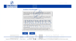 Desktop Screenshot of dromeuscapital.com